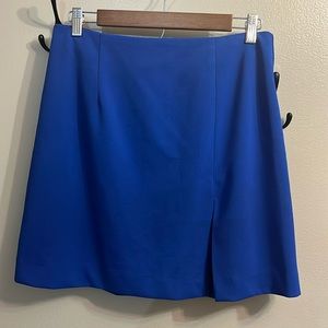 NWT Royal Blue mini skirt from Hutch brand at Anthropologie SZ M